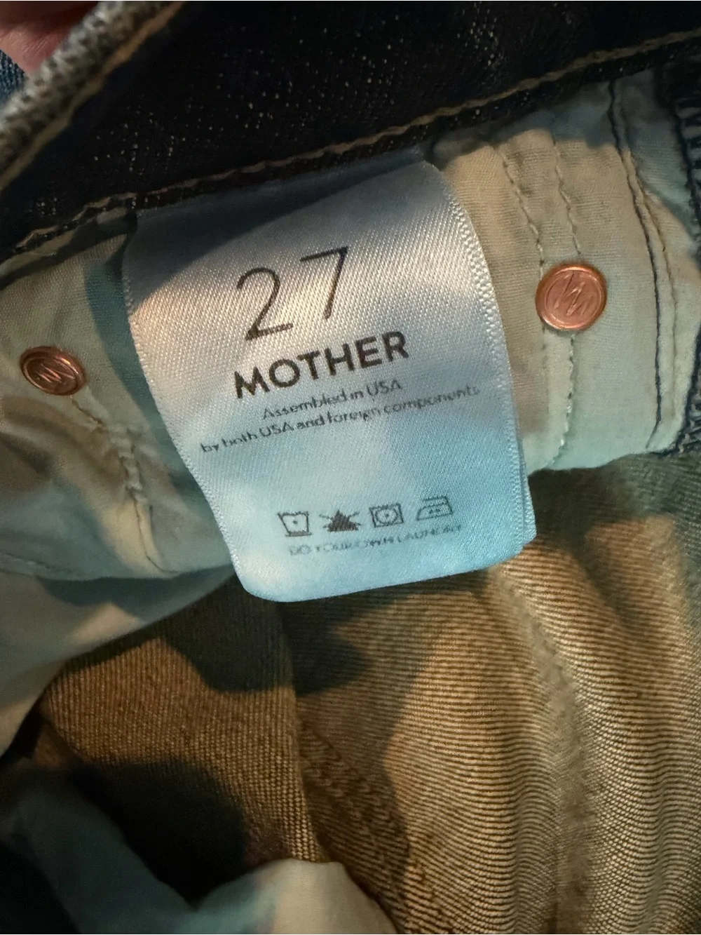 MOTHER insider crop